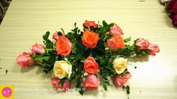 Cách cắm hoa để bàn đẹp Hoa Cát Tường mix Baby trắng|Cắm hoa mở shop 34