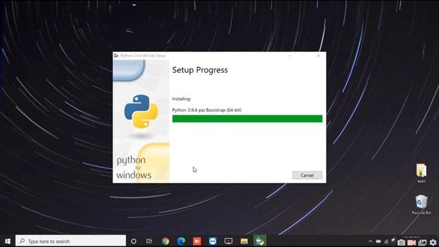 How to install python 3.9.4 on windows 10 64 bit (2021) | yantraunitech | python with easy steps смотреть онлайн