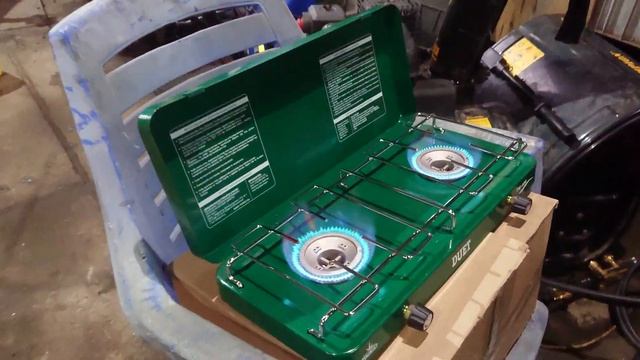 газовая двухконфорочная плитка Duet