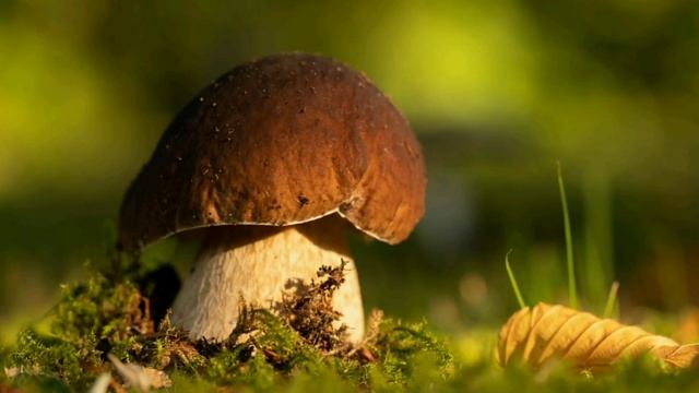 Белый гриб.Невозможно не любоваться. смотреть онлайн