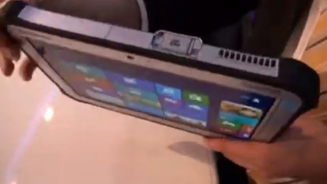 Panasonic unveils the Toughpad FZ-G1, a 10in rugged Windows 8 tablet смотреть онлайн