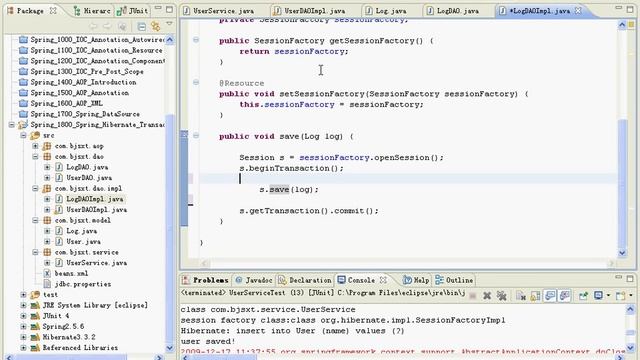 尚学堂中国最专业JAVA培训机构 Spring 28 Spring Hibernate 使用Annotation进行声明式事务管理 смотреть онлайн