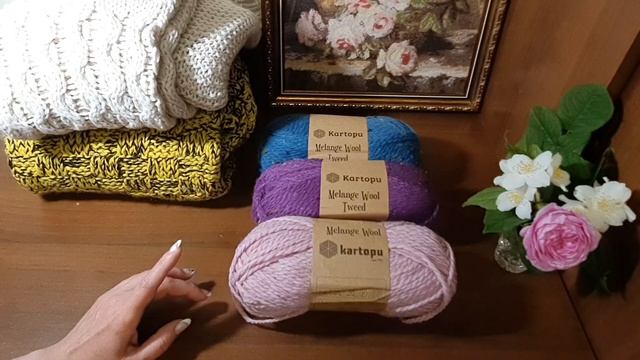 Обзор пряжи Kartopu Melang Wool.Мой опыт.Шесть причин, чтобы из нее вязать. смотреть онлайн