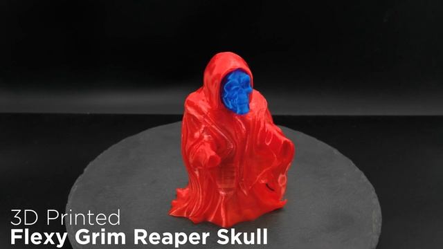 Flexy Grim Reaper Skull #timelapse #3dprinting #adafruit смотреть онлайн