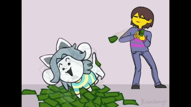 мем андертейл Фриск и Темми смотреть онлайн