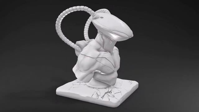 Black Manta Bust 3D Miniature | Presentation by Gambody смотреть онлайн