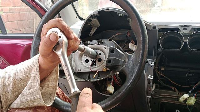 как снять руль на Daewoo Matiz (Део матиз) смотреть онлайн