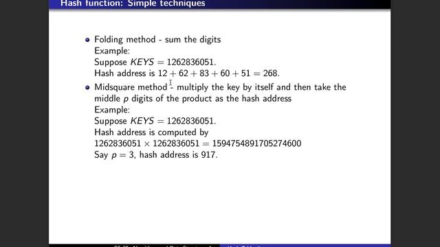CS32 Hash Tables I: 02 Choosing a Hash Function and Simple Hashing Techniques смотреть онлайн