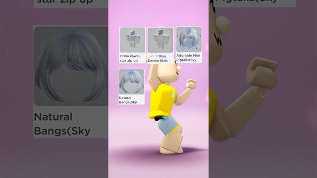 ROBLOX ANIME STYLE CHEAP OUTFIT IDEA ? #shorts смотреть онлайн