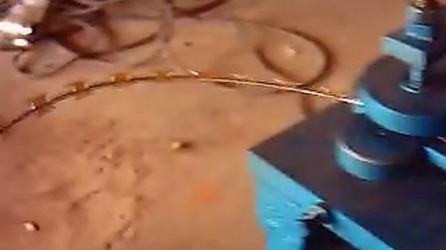 Производство колючей проволоки "концертина" (егоза) смотреть онлайн