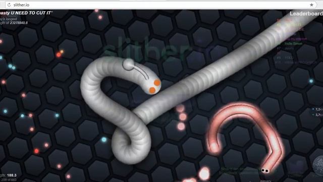 Обзор игры Slither.io