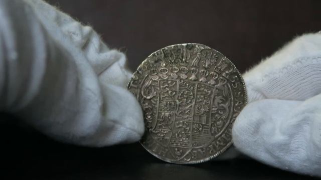 Талер Иоганна-Георга I Саксонcкого 1655 год. смотреть онлайн