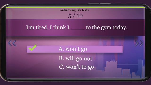 29 Elementary Grammar test Future Simple смотреть онлайн
