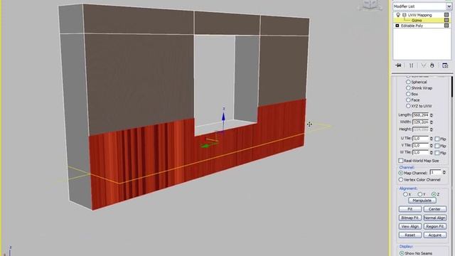 3ds Max для начинающих. Текстурирование стены UVW Map и Multi/Sub-Object в 3ds Max смотреть онлайн