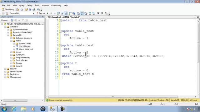 SQL Server Express 2008 R2 Tutorial 8 Update Statement YouTube смотреть онлайн