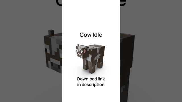 Minecraft - Cow Idle Sound effect #shorts смотреть онлайн