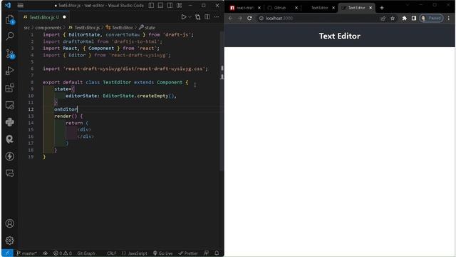 Creating a Text Editor using ReactJS смотреть онлайн