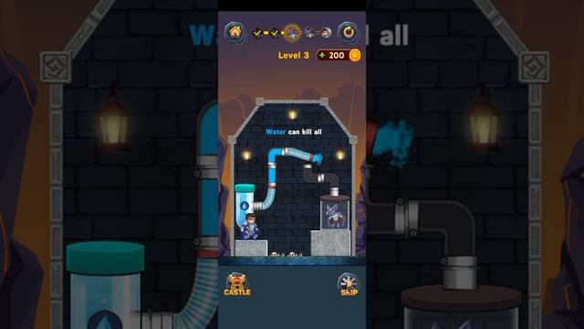 Hero rescue puzzle gameing//victory castel hero game//Android iOS game смотреть онлайн
