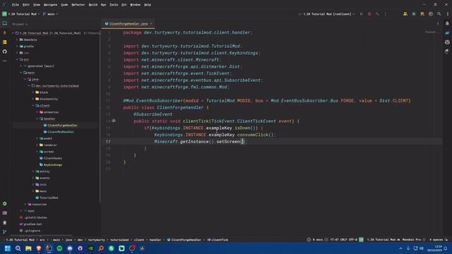 1.20 Minecraft Forge Modding Tutorial - Keybindings смотреть онлайн