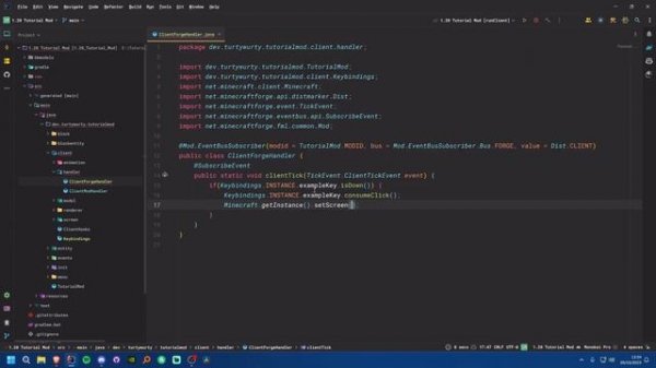 1.20 Minecraft Forge Modding Tutorial - Keybindings