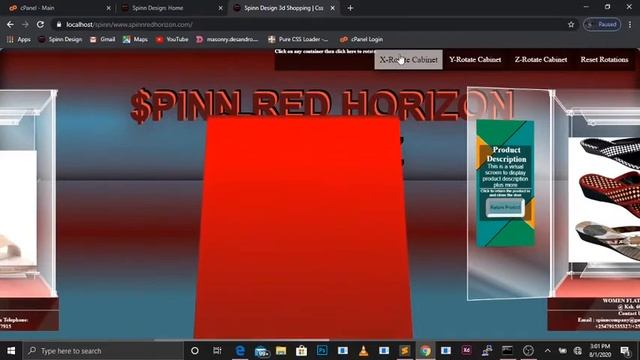 Javascrip HTML CSS 3D Shopping Website Concept: CSS and Javascript : Source code available смотреть онлайн
