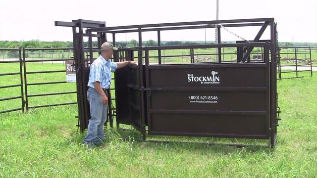 Stockman 10’ Adjustable Sheeted Alley l Livestockshed.com смотреть онлайн