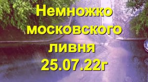 Немножко московского ливня