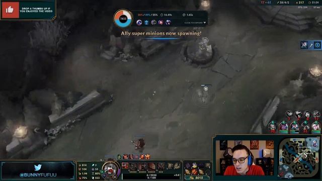 *62 KILLS* LONGEST URF GAME EVER (1,000 BLUE TRINKET FIELD) - BunnyFuFuu URF смотреть онлайн