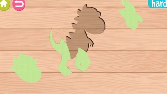 48 Dinosaurs game for kids Dinopuzzles Educational Videos for Kids First Kids Puzzles смотреть онлайн