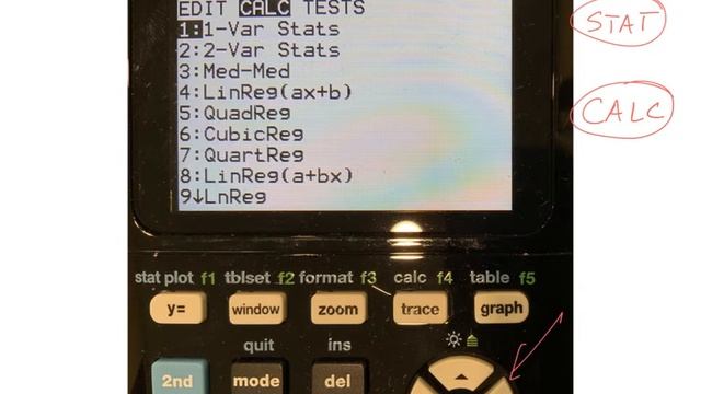 Calculator Tips - Find the Trend Line of a Scatter Plot смотреть онлайн