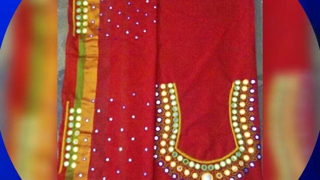 25 Mirror Work Blouse Designs | Aari Works | Maggam Works смотреть онлайн