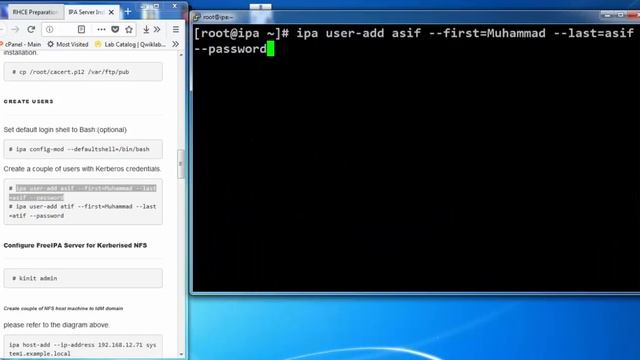 RHCE-7: IPA Server Installation/Configuration Guide For RHCE7/RHCSA7 смотреть онлайн