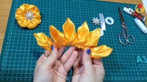 Резинки для волос "Летние", DIY, мастер-класс