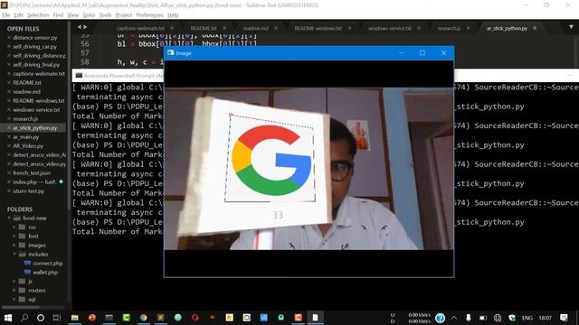 Augmented Reality using Python | 2D & 3D Object Plotting #python #ar смотреть онлайн