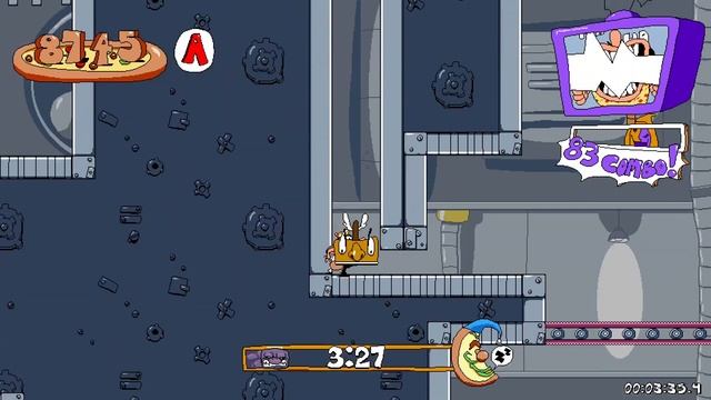 Pizza Tower - Peppibot Factory P Rank (All Toppins, All Secrets, High Continuous Combo) смотреть онлайн