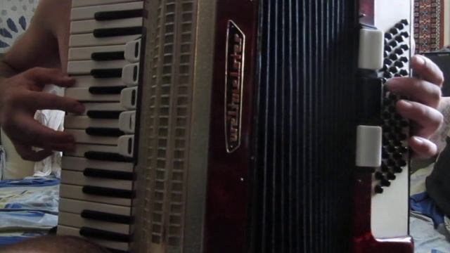 VINTAGE GERMAN TOP PIANO ACCORDION WELTMEISTER 60 BASS смотреть онлайн