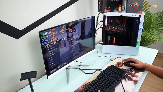 Case AZGAMER Ryzen 5 2600 Rx 580 4gb & LCD 24 inch Hugon 75hz смотреть онлайн