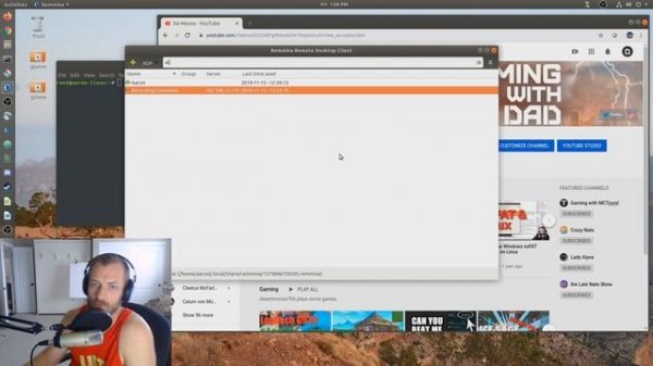 Linux Windows Remote Desktop REMMINA