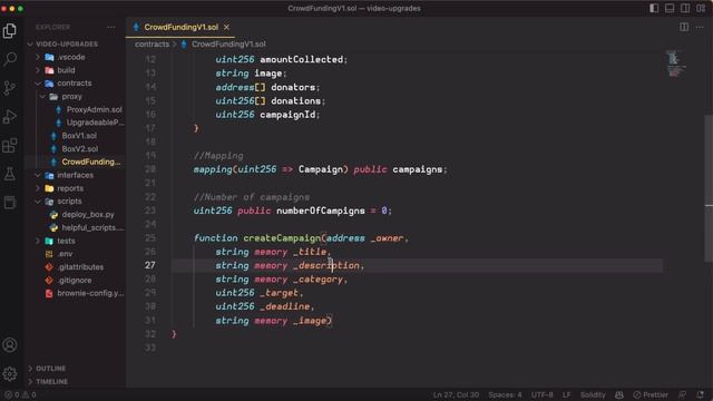Web3 Crowd Funding | Upgradeable Smart Contracts | React & Python | Moralis Blueprint смотреть онлайн