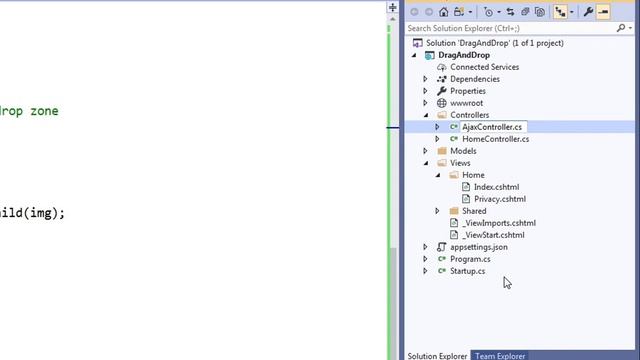 ASP.NET Core MVC Drag-n-Drop File Upload Using AJAX and C# смотреть онлайн