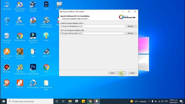 paso a paso Instalar Java JDK 16 - Apache NetBeans смотреть онлайн