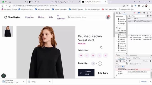Making cart page showing quantity on cart icon using context | Hackathon Project Piaic class 21 смотреть онлайн