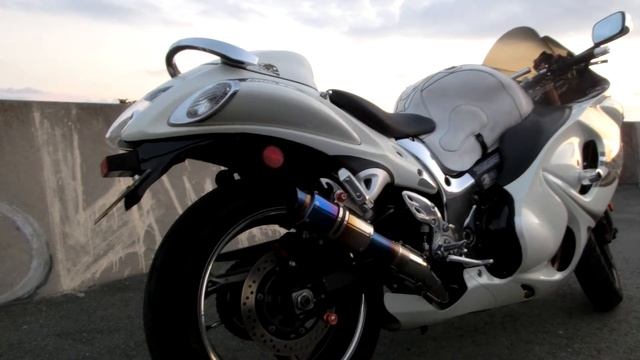 Suzuki GSX1300R Hayabusa Maverick muffler sound test смотреть онлайн