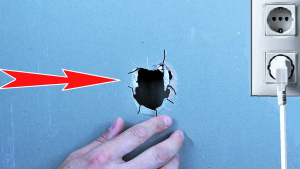 Как заделать дыру в стене! Это может сделать любой, даже без опыта!