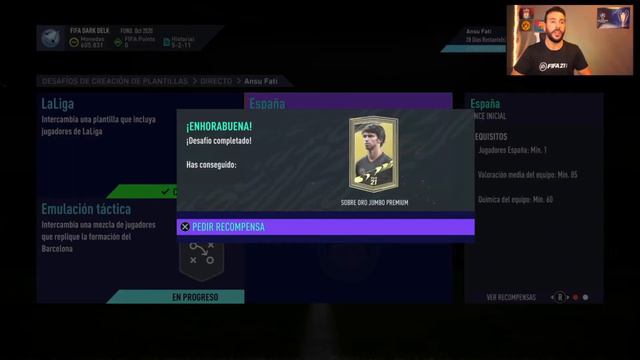 SBC - ANSU FATI - FIFA 21- solución ECONÓMICA смотреть онлайн