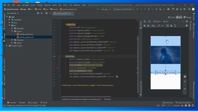Android: Splash screen (Handler) смотреть онлайн