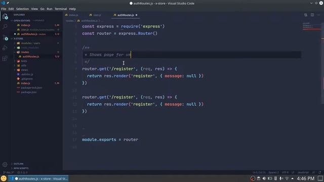 9. Node Ecommerce - Create a project level module смотреть онлайн