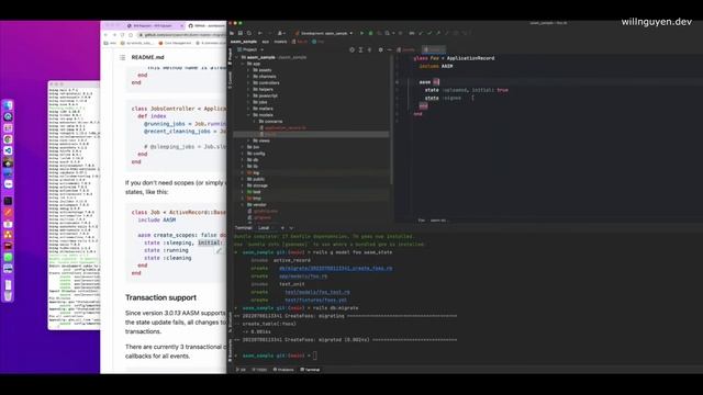 Ruby state machines with aasm gem (hands-on) смотреть онлайн