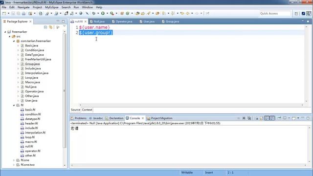 Java Web扩展-Freemarker-13.空值处理 смотреть онлайн