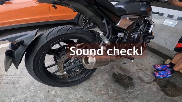Voge 500AC | VMAX (Orion) Full Exhaust System And Mini Driving Lights Installed | Akrapovic Pipe